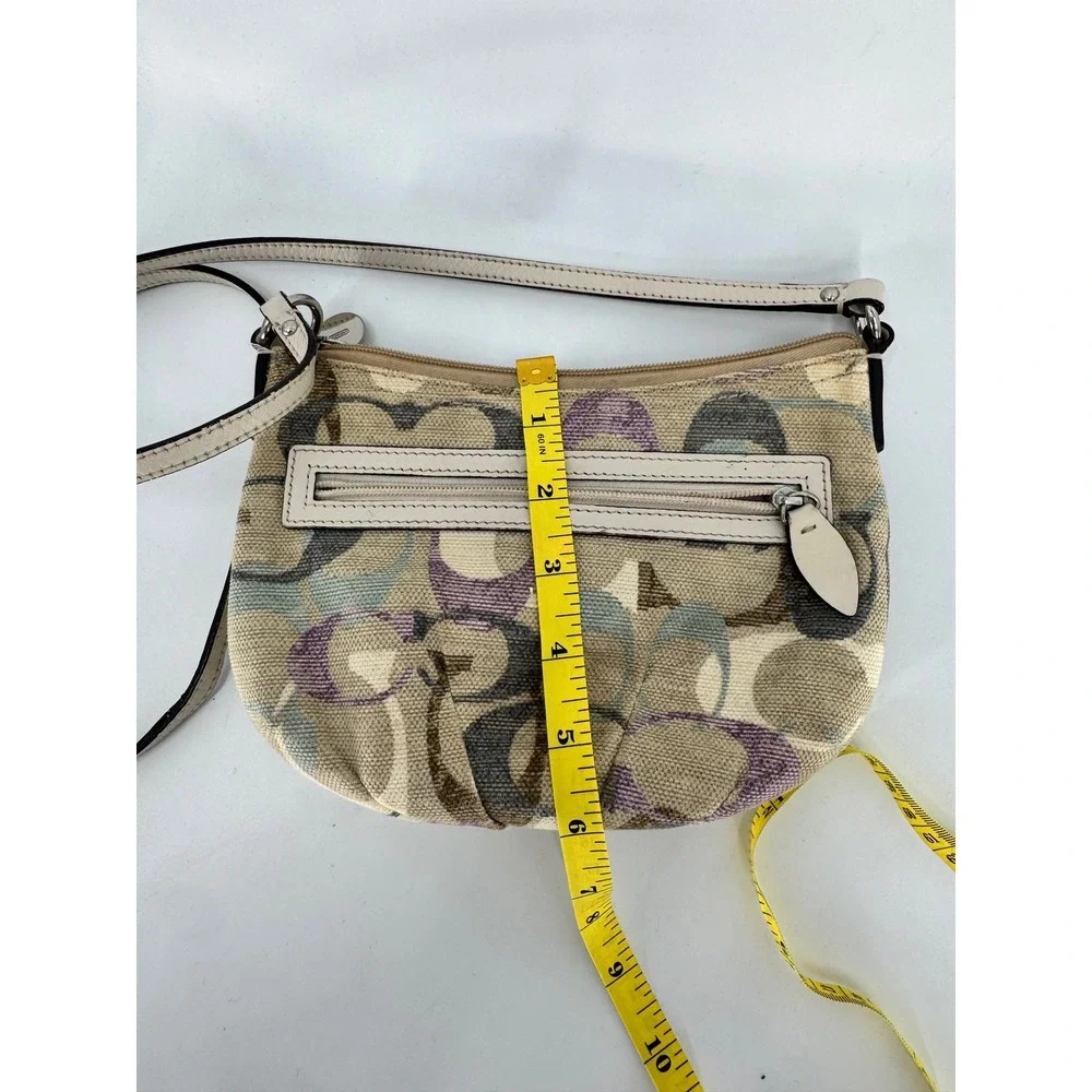 Coach Signature Soho Optic Art Crossbody Bag Women Small Multi-color Vintage y2k